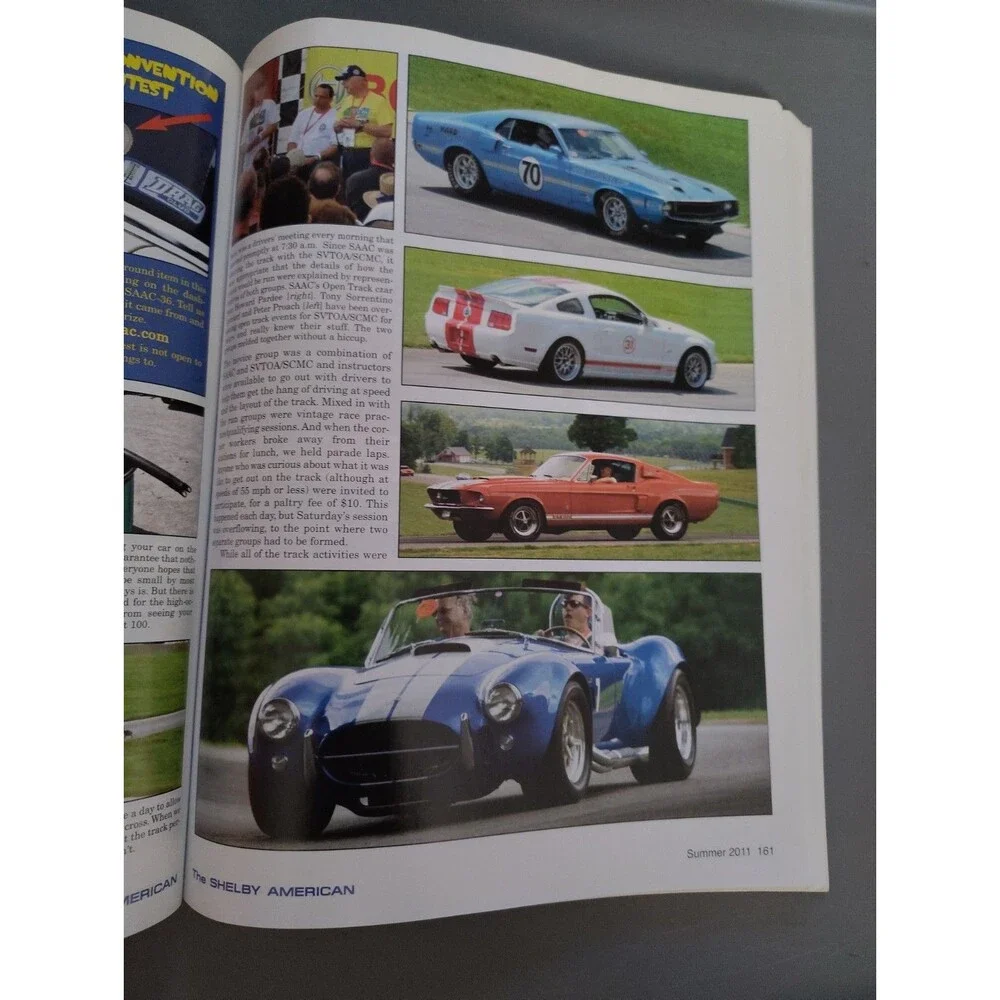 2011 Shelby American Annual SAAC Cobra Mustang Registry Magazine Book